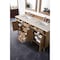 James Martin Vanities Brittany 72in Double Vanity, Saddle Brown w/ 3 CM Eternal Marfil Quartz Top 650-V72-SBR-3EMR - alternate 5